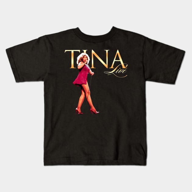 Tina Turner t-shirt Kids T-Shirt by Tomblo